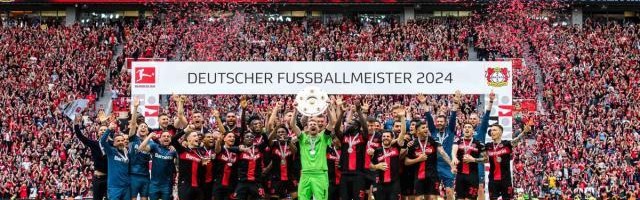 德甲收官：勒沃库森不败夺冠 凯恩获得金靴